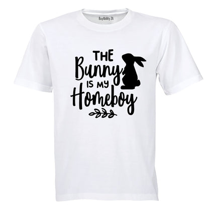 The Bunny is my Homeboy - Easter - Kids T-Shirt
