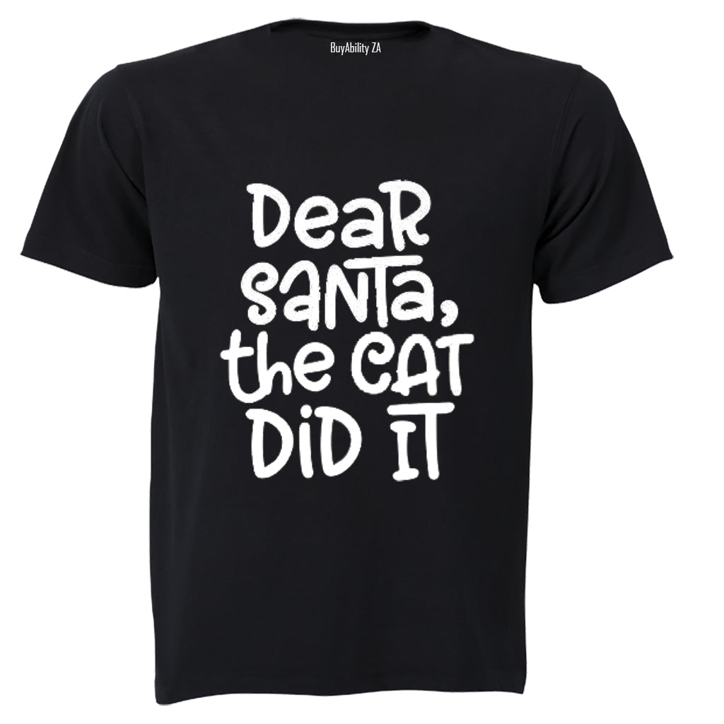 The Cat Did It - Christmas - Adults - T-Shirt