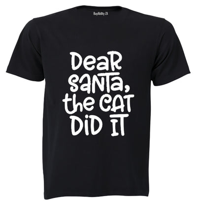 The Cat Did It - Christmas - Adults - T-Shirt