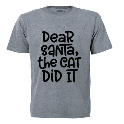 The Cat Did It - Christmas - Kids T-Shirt