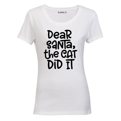 The Cat Did It - Christmas - Ladies - T-Shirt