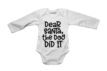 The Dog Did It - Christmas - Baby Grow