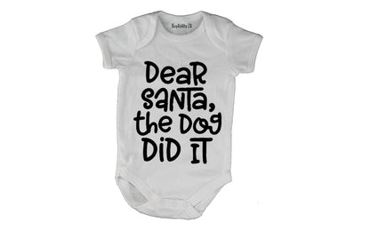 The Dog Did It - Christmas - Baby Grow