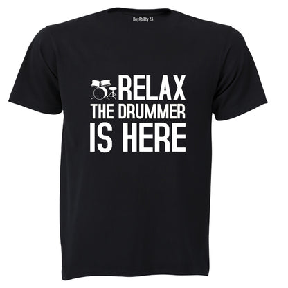 The Drummer is Here - Adults - T-Shirt - BuyAbility South Africa