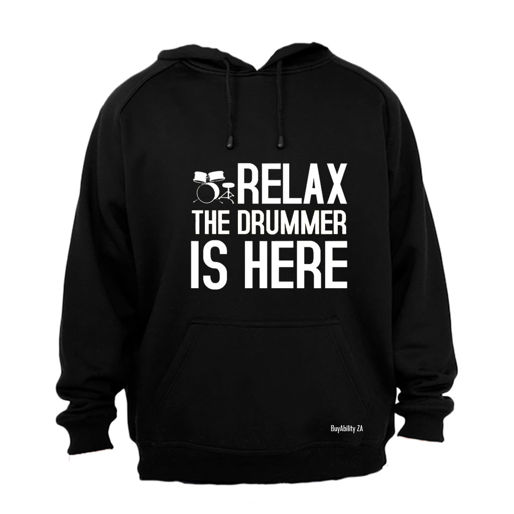 The Drummer is Here - Hoodie - BuyAbility South Africa