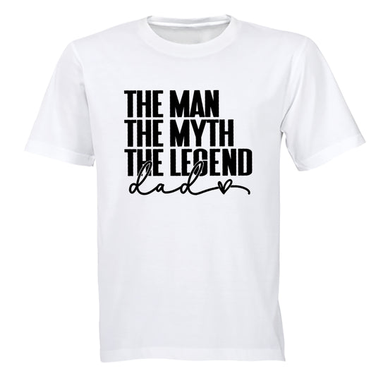 The Legend - Dad Heart - Adults - T-Shirt - BuyAbility South Africa