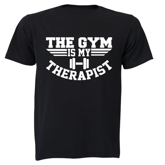 The Gym is my Therapist - Adults - T-Shirt - BuyAbility South Africa
