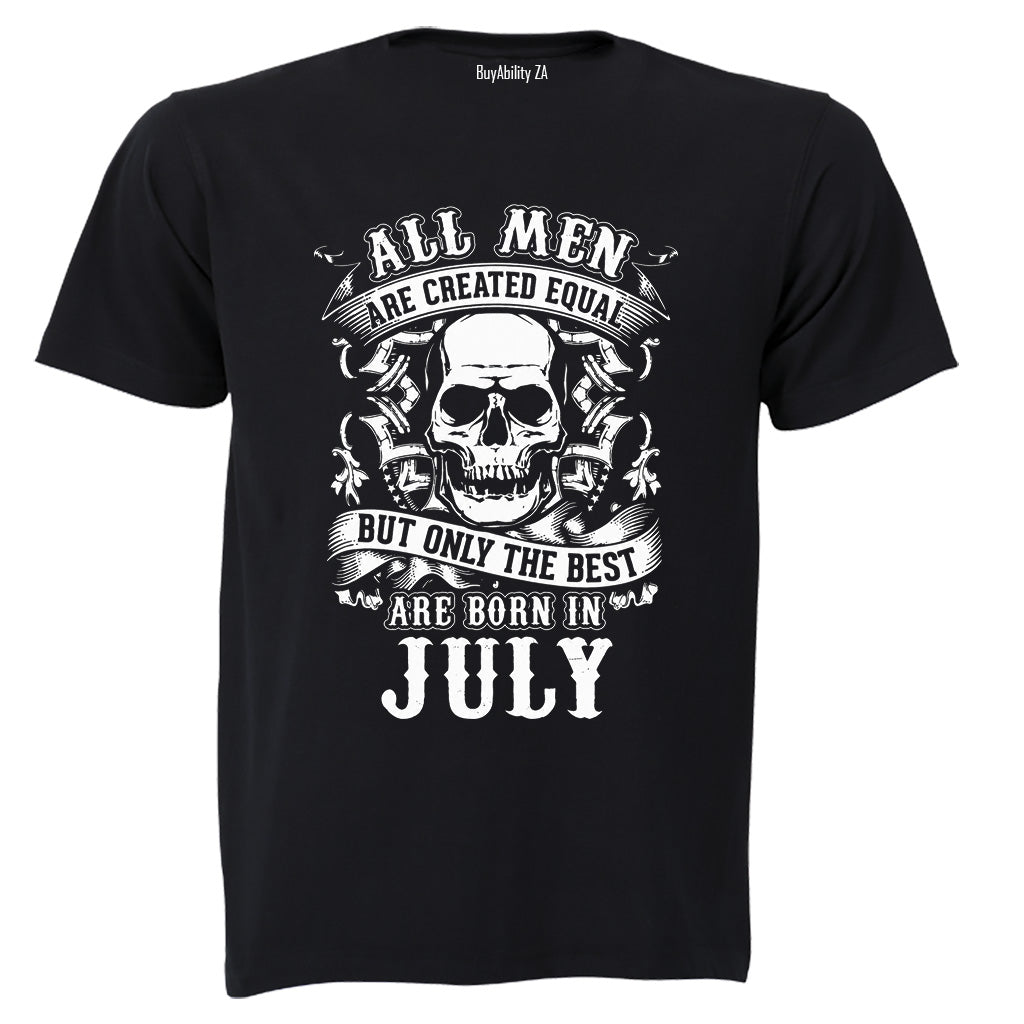 The Best Are Born in July - Adults - T-Shirt - BuyAbility South Africa