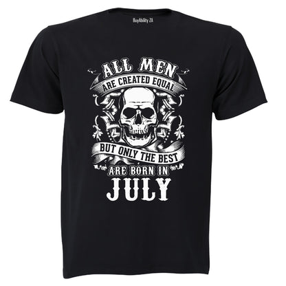 The Best Are Born in July - Adults - T-Shirt - BuyAbility South Africa