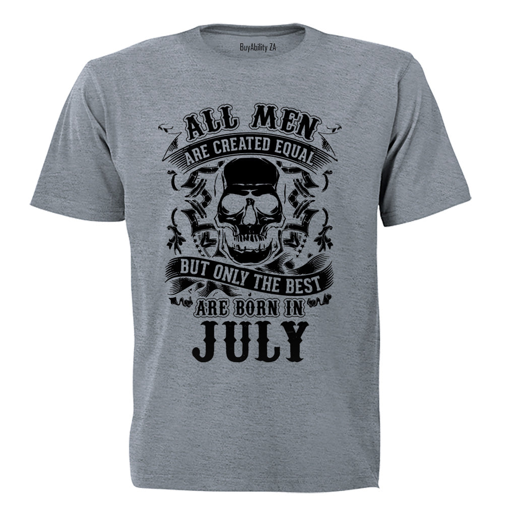 The Best Are Born in July - Adults - T-Shirt - BuyAbility South Africa