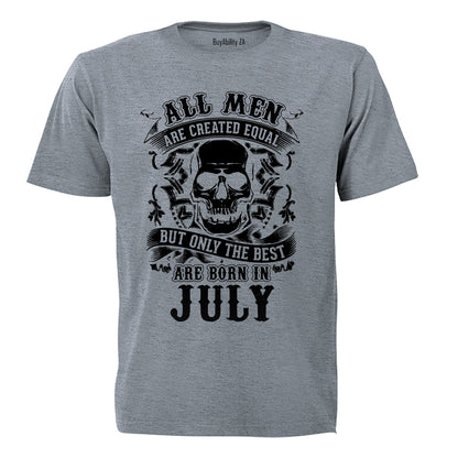 The Best Are Born in July - Adults - T-Shirt - BuyAbility South Africa