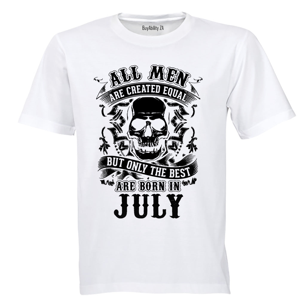 The Best Are Born in July - Adults - T-Shirt - BuyAbility South Africa