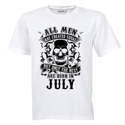 The Best Are Born in July - Adults - T-Shirt - BuyAbility South Africa