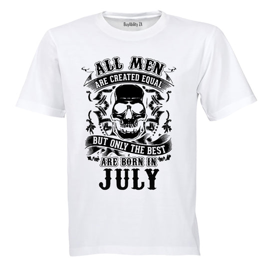 The Best Are Born in July - Adults - T-Shirt - BuyAbility South Africa