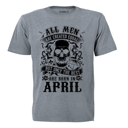 The Best Are Born in April - Adults - T-Shirt - BuyAbility South Africa