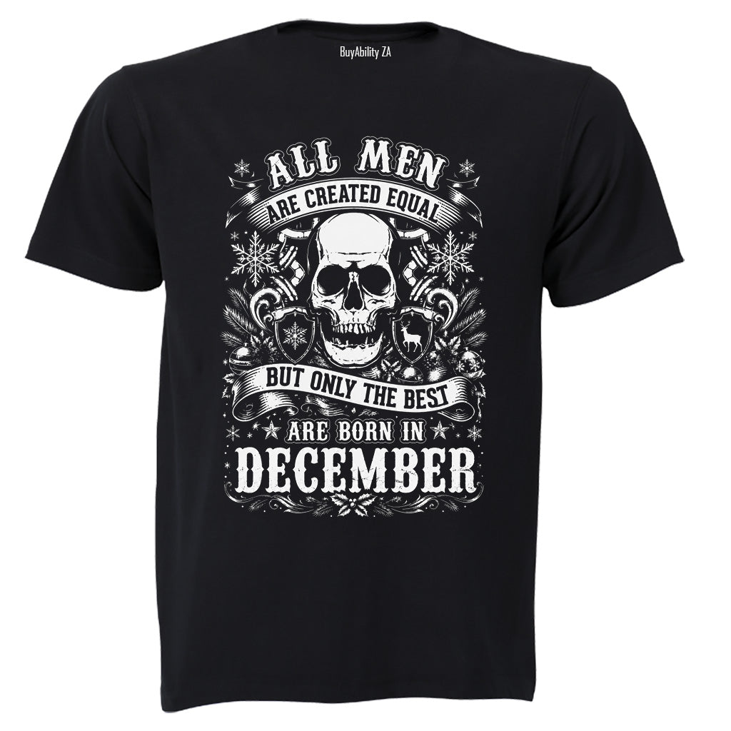 The Best Are Born in December - Adults - T-Shirt - BuyAbility South Africa