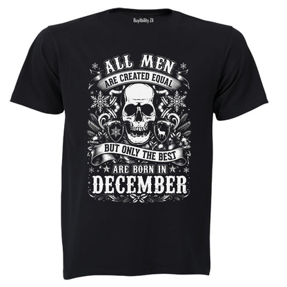 The Best Are Born in December - Adults - T-Shirt - BuyAbility South Africa