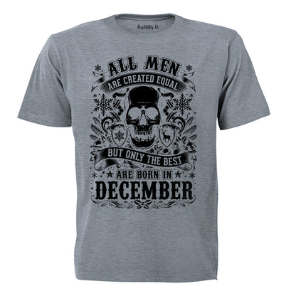 The Best Are Born in December - Adults - T-Shirt - BuyAbility South Africa