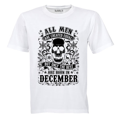 The Best Are Born in December - Adults - T-Shirt - BuyAbility South Africa