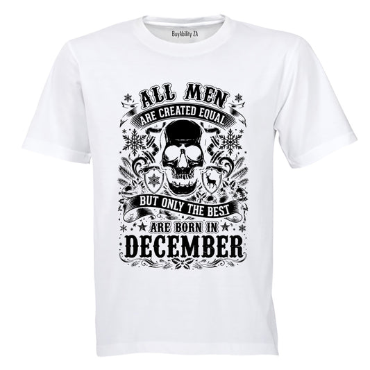 The Best Are Born in December - Adults - T-Shirt - BuyAbility South Africa