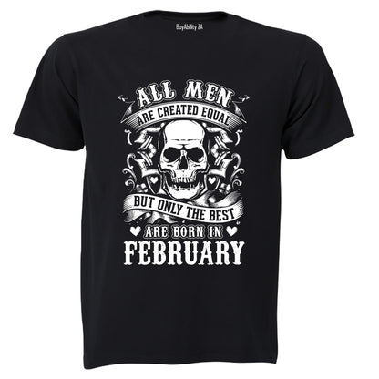 The Best Are Born in February - Adults - T-Shirt - BuyAbility South Africa
