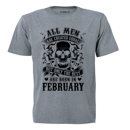 The Best Are Born in February - Adults - T-Shirt - BuyAbility South Africa