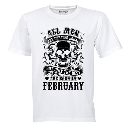 The Best Are Born in February - Adults - T-Shirt - BuyAbility South Africa