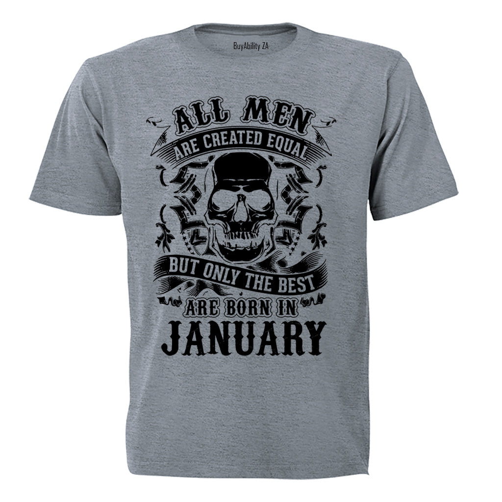 The Best Are Born in January - Adults - T-Shirt - BuyAbility South Africa