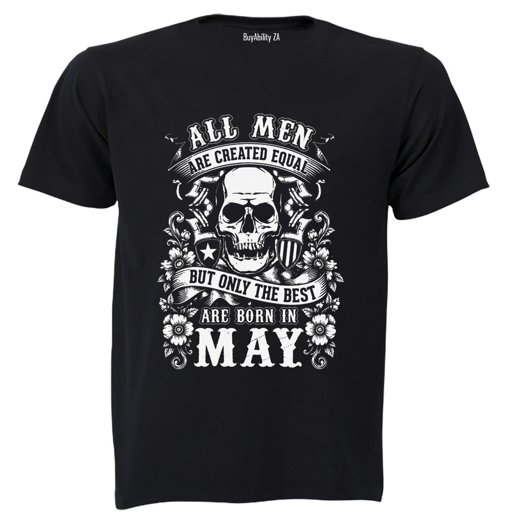 The Best Are Born in May - Adults - T-Shirt - BuyAbility South Africa