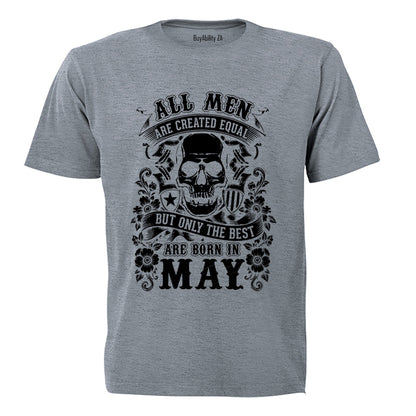 The Best Are Born in May - Adults - T-Shirt - BuyAbility South Africa