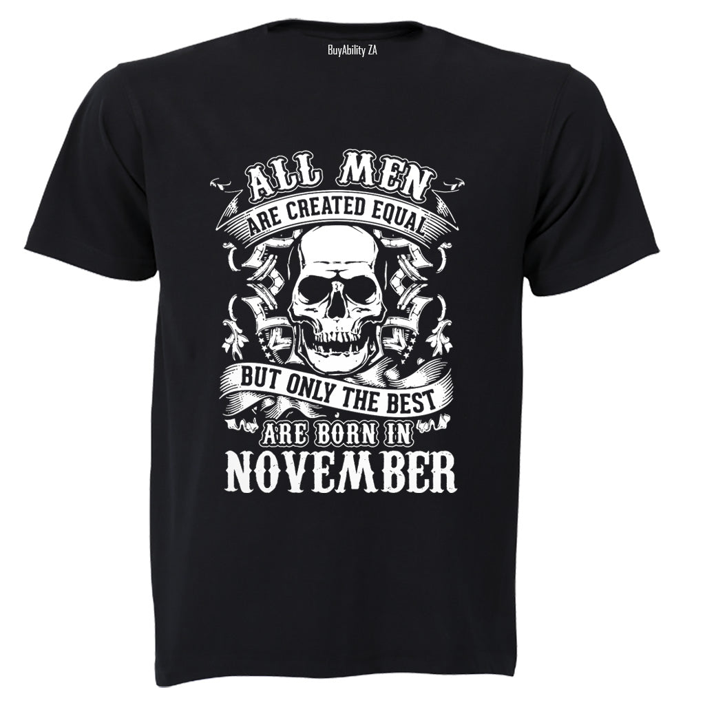 The Best Are Born in November - Adults - T-Shirt - BuyAbility South Africa