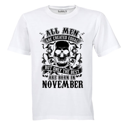 The Best Are Born in November - Adults - T-Shirt - BuyAbility South Africa