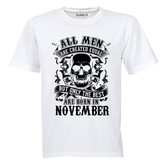 The Best Are Born in November - Adults - T-Shirt - BuyAbility South Africa