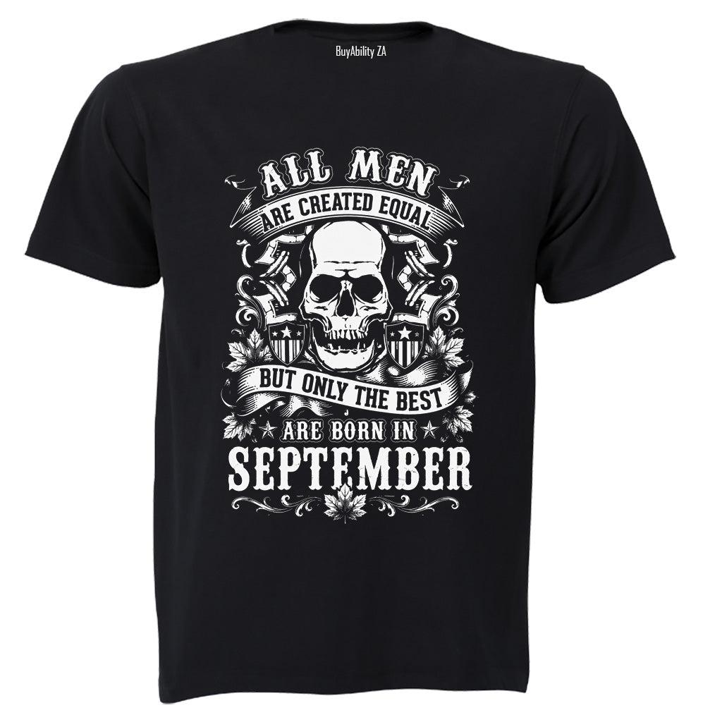 The Best Are Born in September - Adults - T-Shirt - BuyAbility South Africa