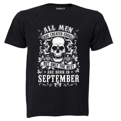 The Best Are Born in September - Adults - T-Shirt - BuyAbility South Africa