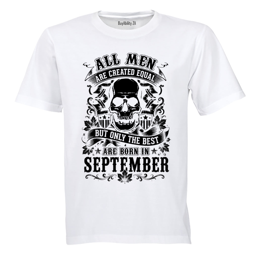 The Best Are Born in September - Adults - T-Shirt - BuyAbility South Africa