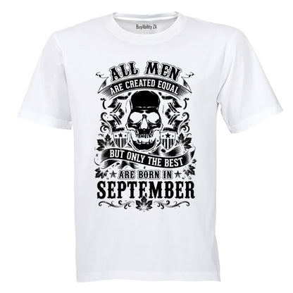 The Best Are Born in September - Adults - T-Shirt - BuyAbility South Africa