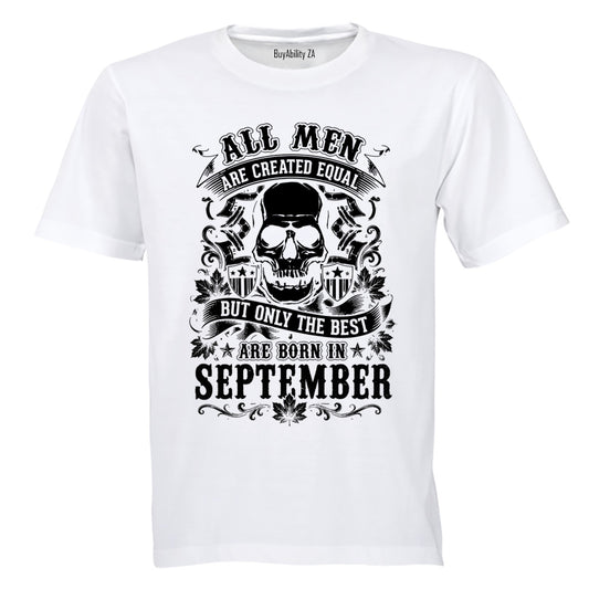 The Best Are Born in September - Adults - T-Shirt - BuyAbility South Africa