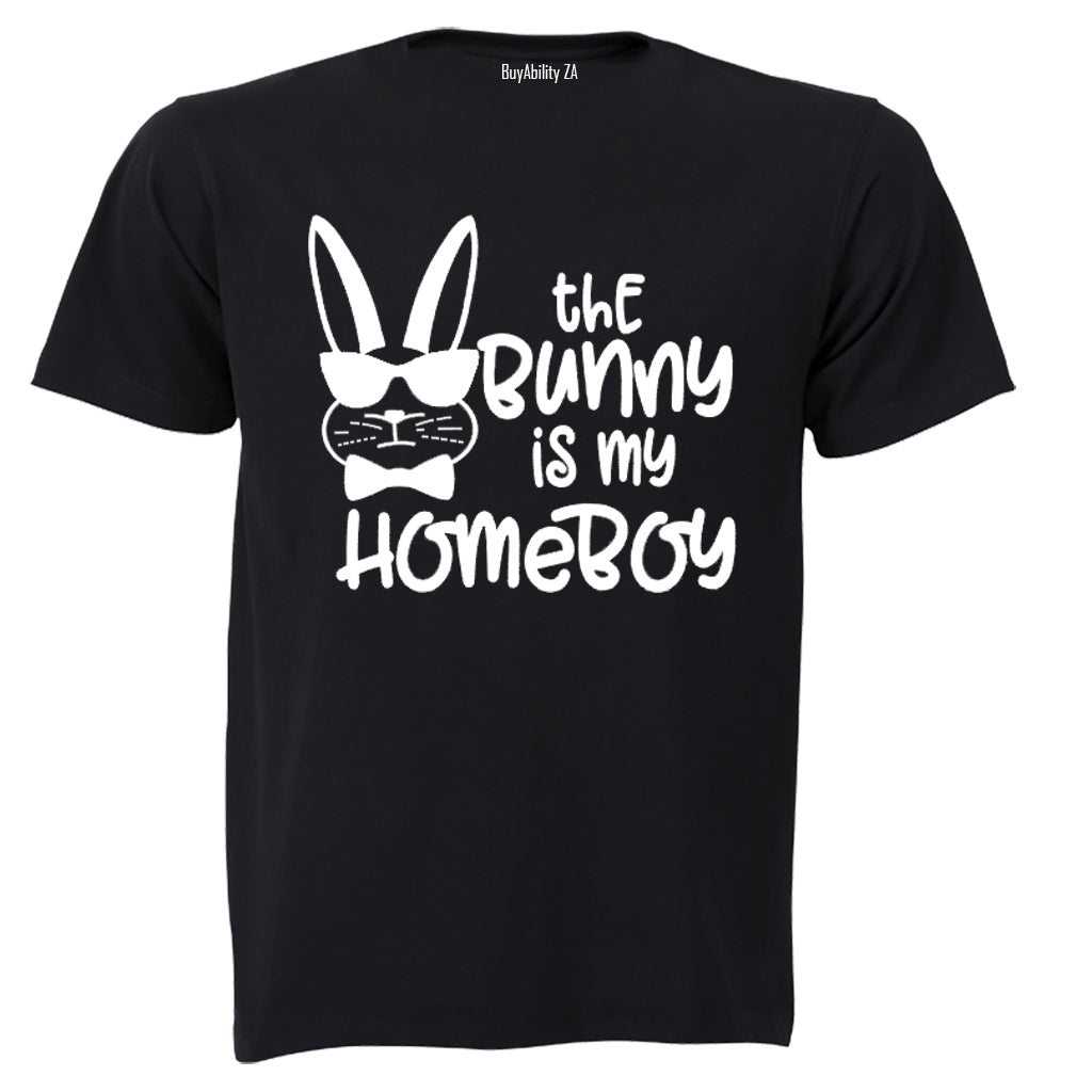 The Bunny is My Homeboy - Easter - Kids T-Shirt