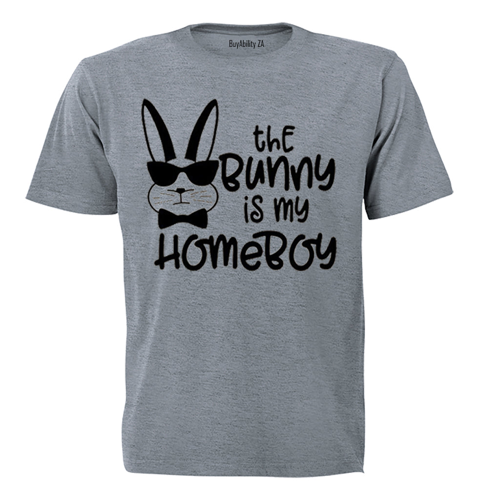 The Bunny is My Homeboy - Easter - Kids T-Shirt
