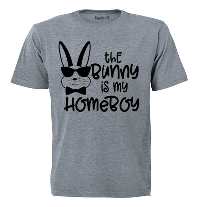 The Bunny is My Homeboy - Easter - Kids T-Shirt