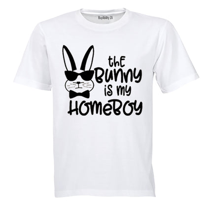 The Bunny is My Homeboy - Easter - Kids T-Shirt
