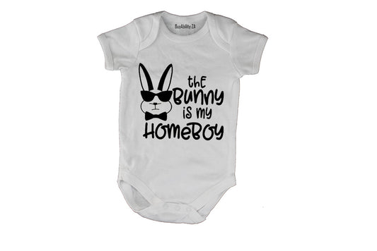 The Bunny is My Homeboy - Easter - Baby Grow