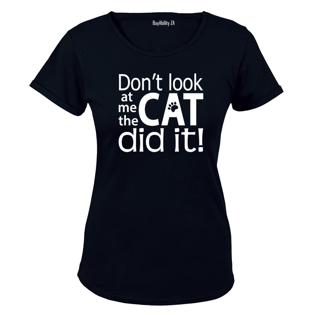 The Cat Did It - Ladies - T-Shirt