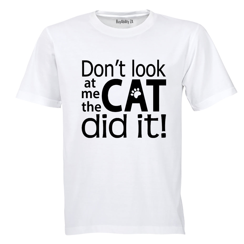 The Cat Did It - Adults - T-Shirt