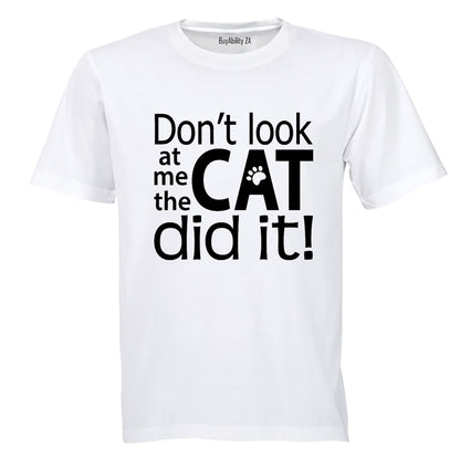 The Cat Did It - Adults - T-Shirt