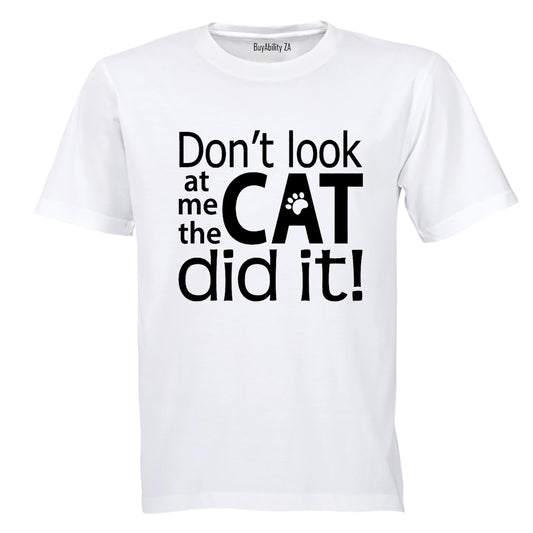 The Cat Did It - Adults - T-Shirt