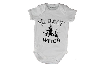 The Cutest Witch - Halloween - Baby Grow