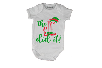 The ELF Did It - Christmas - Baby Grow