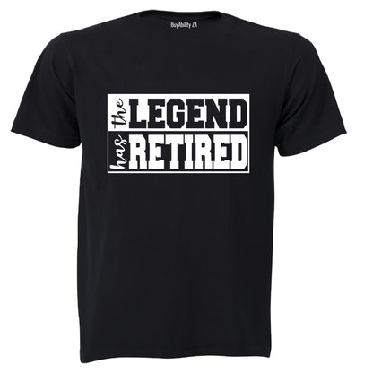 The Legend Has Retired - Adults - T-Shirt